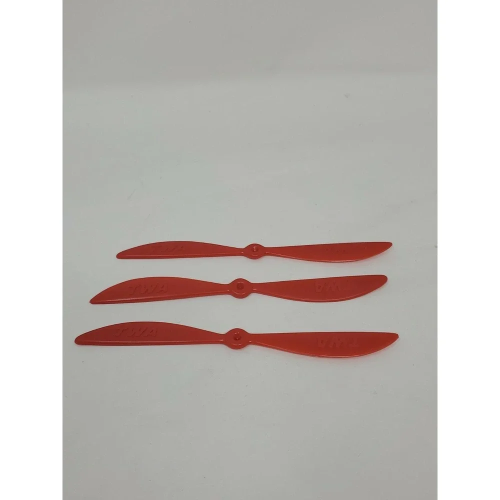Vintage  TWA  Swizzle Sticks - 3  Red Propellers